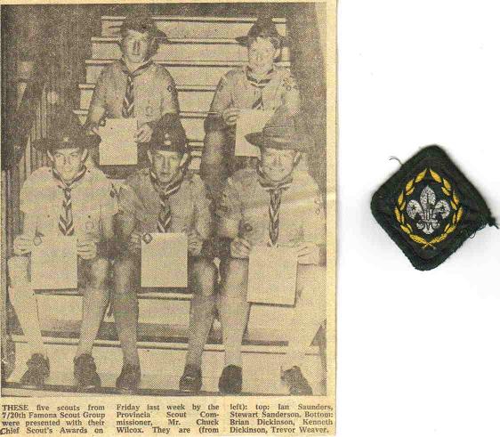 7th/20th bulawayo famona scout troop Chief Scouts